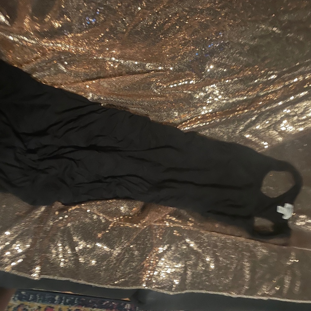 Black Midi  Maternity Dress